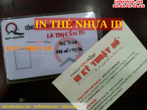 In thẻ ID chất lượng, giá rẻ tại TP.HCM từ Công ty TNHH In Kỹ Thuật Số - Digital Printing 
